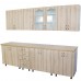 Bucatarie Zebra 2.6 metri MDF sonoma